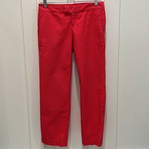 Lilly Pulitzer coral colored ankle pants, size 2